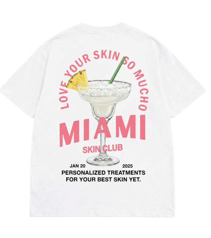 Miami Skin Club graphic T-shirt (LARGE)